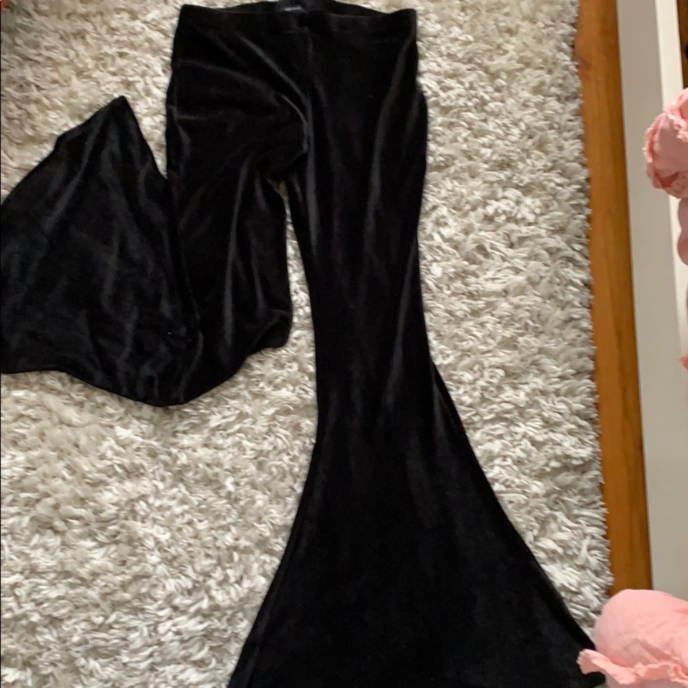 Black Velvet Bellbottoms